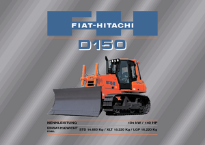 Pásové buldozery Fiat-Hitachi D 150 LGP