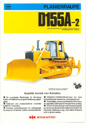 Pásové buldozery Komatsu D155A-2