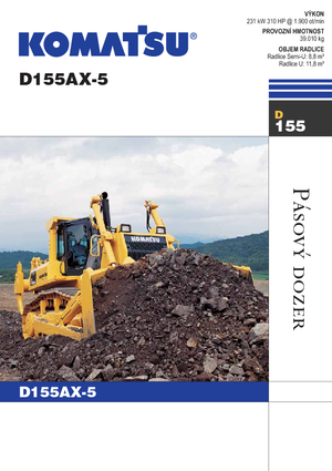 Pásové buldozery Komatsu D155AX-5