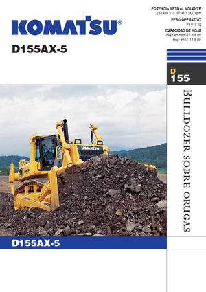 Pásové buldozery Komatsu D155AX-5