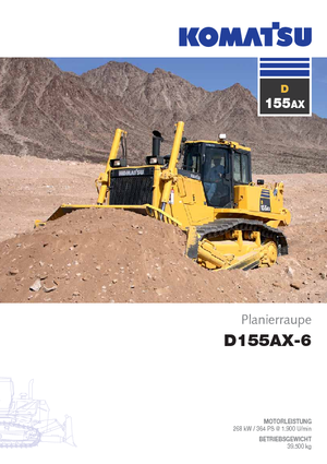 Pásové buldozery Komatsu D155AX-6