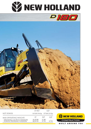 Pásové buldozery New Holland D180B LT