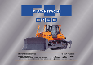 Pásové buldozery Fiat-Hitachi D 180 XLT