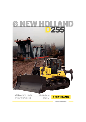 Pásové buldozery New Holland D 255