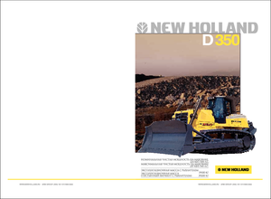 Pásové buldozery New Holland D 350