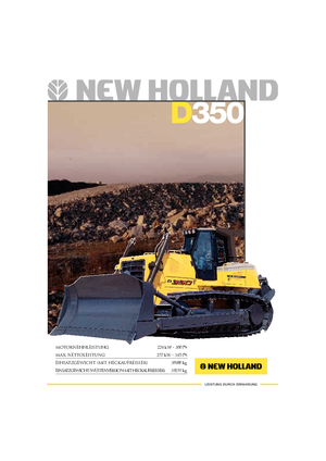Pásové buldozery New Holland D 350