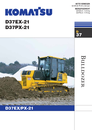 Pásové buldozery Komatsu D37EX-21A