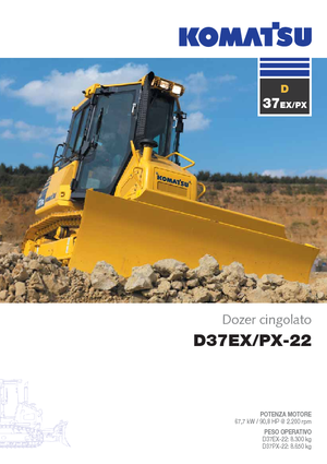 Pásové buldozery Komatsu D37PX-22