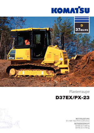 Pásové buldozery Komatsu D37PX-23