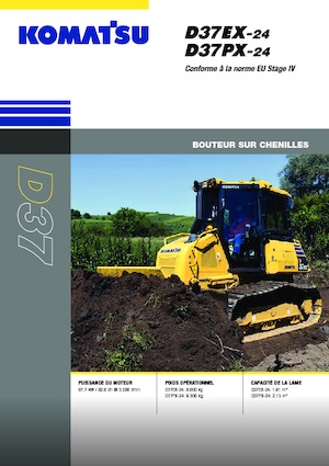 Pásové buldozery Komatsu D37EX-24