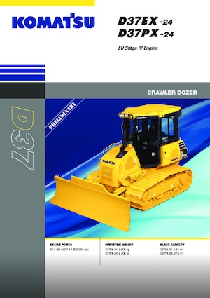 Pásové buldozery Komatsu D37EX-24