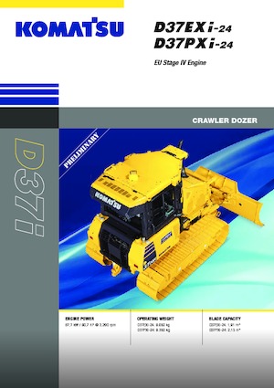 Pásové buldozery Komatsu D37EXi-24