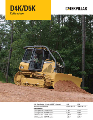 Pásové buldozery Caterpillar D4K XL