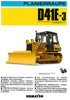Pásové buldozery Komatsu D41E-3