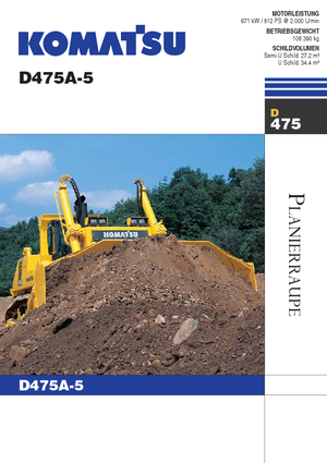 Pásové buldozery Komatsu D475A-5