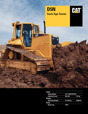 Pásové buldozery Caterpillar D 5 N XLP