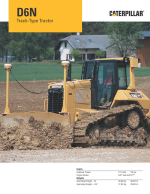 Pásové buldozery Caterpillar D6N LGP