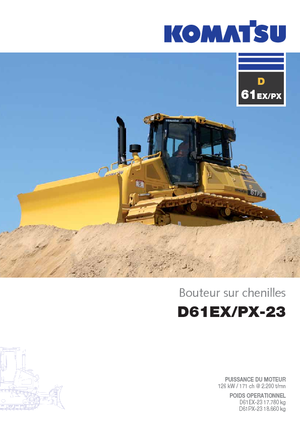 Pásové buldozery Komatsu D61PX-23