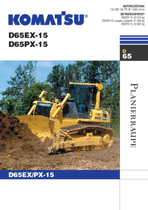 Pásové buldozery Komatsu D65PX-15