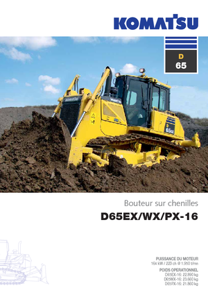 Pásové buldozery Komatsu D65EX-16