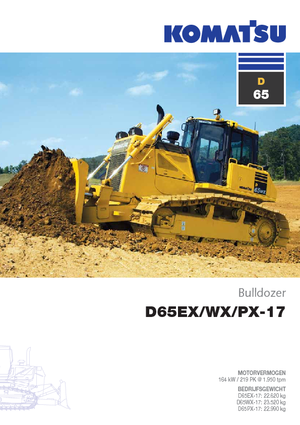 Pásové buldozery Komatsu D65WX-17