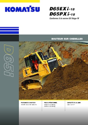 Pásové buldozery Komatsu D65EXi-18