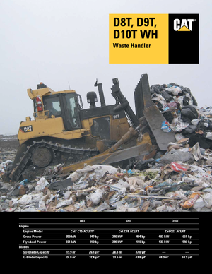 Pásové buldozery Caterpillar D8T