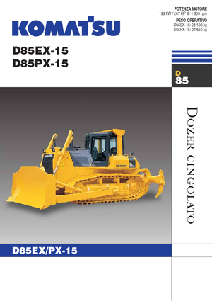 Pásové buldozery Komatsu D85EX-15