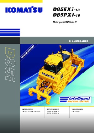 Pásové buldozery Komatsu D85EXi-18E0
