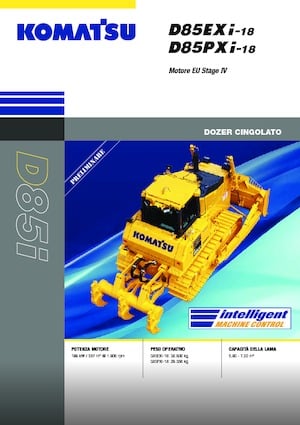 Pásové buldozery Komatsu D85EXi-18E0