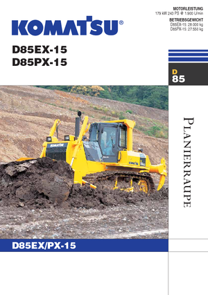 Pásové buldozery Komatsu D85PX-15