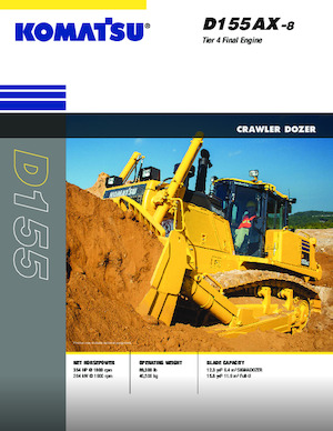 Pásové buldozery Komatsu D155AX-8 WH