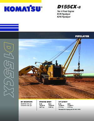 Pásové buldozery Komatsu D155CX-8 K170