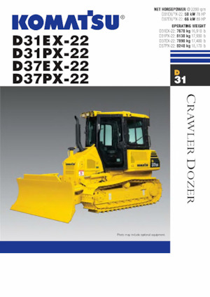 Pásové buldozery Komatsu D31EX-22