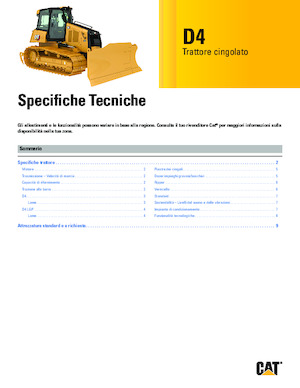 Pásové buldozery Caterpillar D4 XL