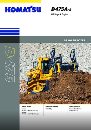 Pásové buldozery Komatsu D475A-8E0