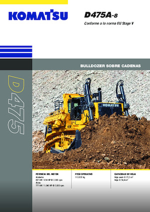 Pásové buldozery Komatsu D475A-8E0