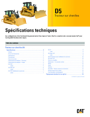 Pásové buldozery Caterpillar D5 LPG VPAT