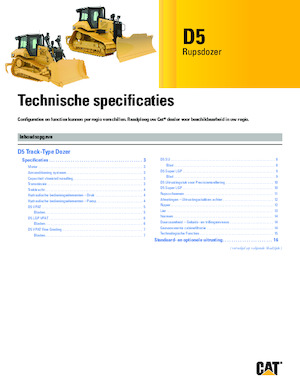 Pásové buldozery Caterpillar D5 LPG VPAT
