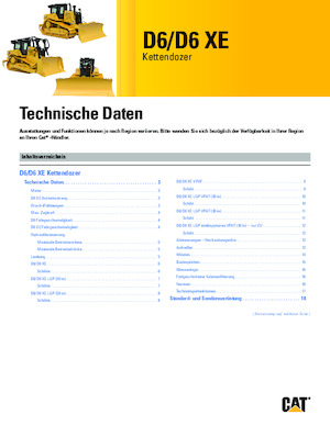 Pásové buldozery Caterpillar D6