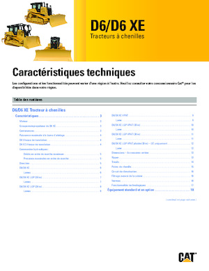 Pásové buldozery Caterpillar D6