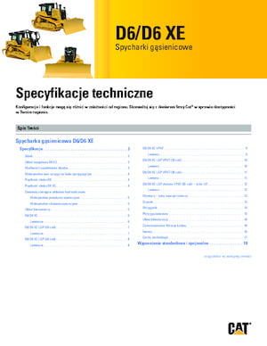 Pásové buldozery Caterpillar D6