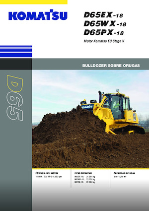 Pásové buldozery Komatsu D65EX-18E0