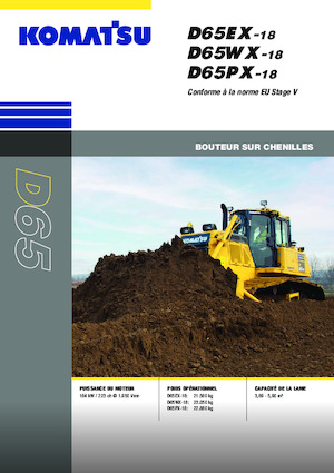 Pásové buldozery Komatsu D65WX-18E0