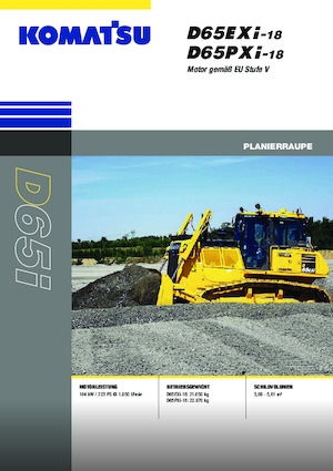 Pásové buldozery Komatsu D65PXi-18E0