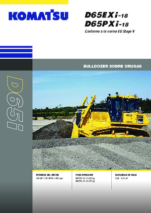 Pásové buldozery Komatsu D65PXi-18E0
