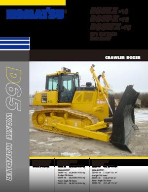 Pásové buldozery Komatsu D65WX-18 WH