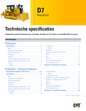 Pásové buldozery Caterpillar D7 LGP