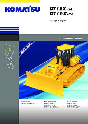 Pásové buldozery Komatsu D71PX-24E0