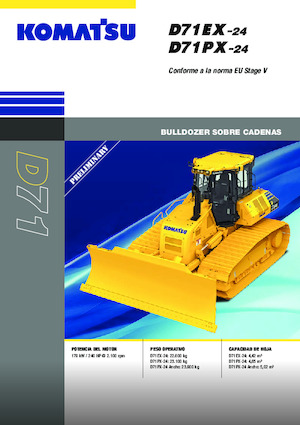Pásové buldozery Komatsu D71PX-24E0